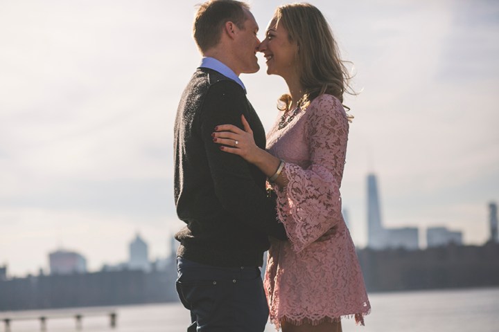 engagement shoot session new york nyc photographer photography brooklyn williamsburg waterfront couple love professional