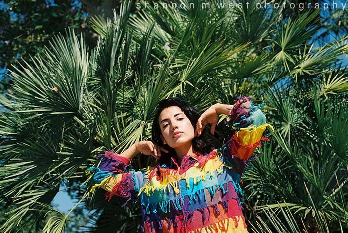 Karla in the Flowers | 35mm Film | Portrait Photography Los&nbsp;Angeles