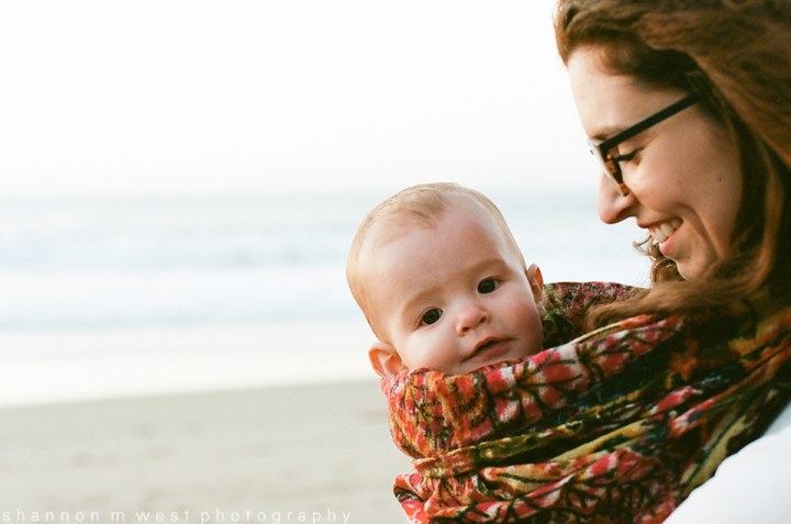 Juliette & Lila at the Beach in 35mm | Family Portrait Film Photography Los&nbsp;Angeles